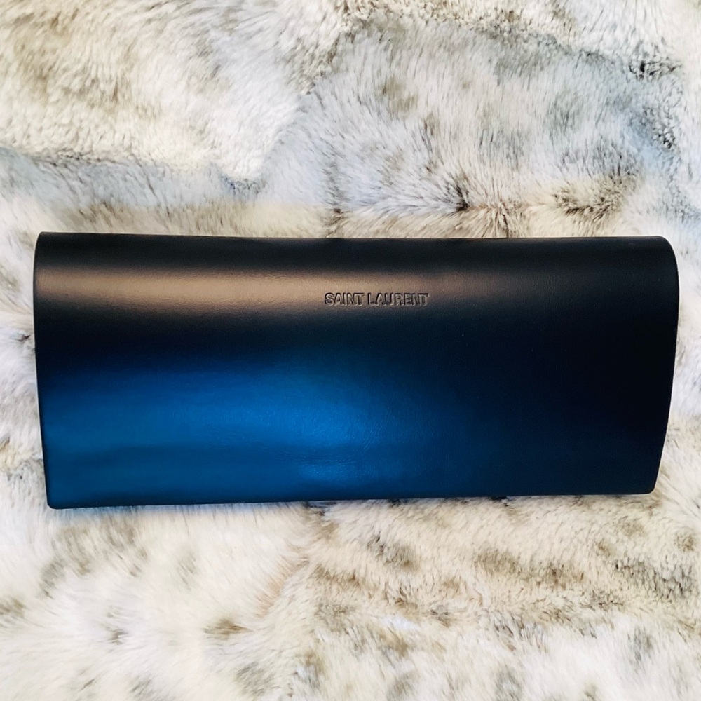 Saint Laurent Black Glasses Case NWT